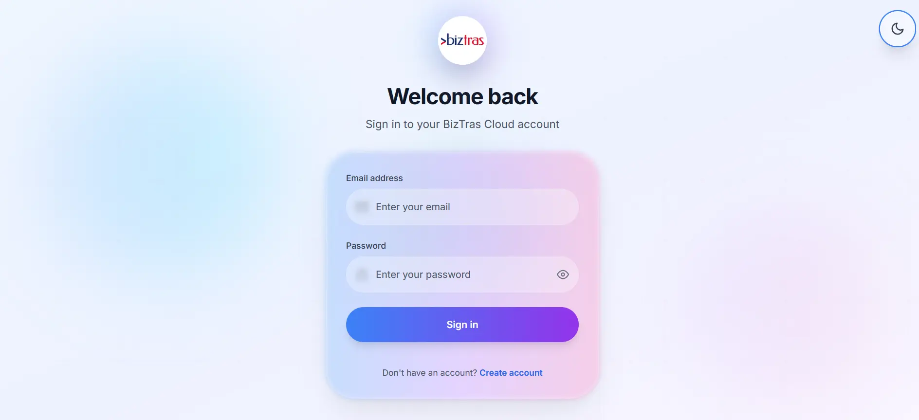 BizTras Cloud platform